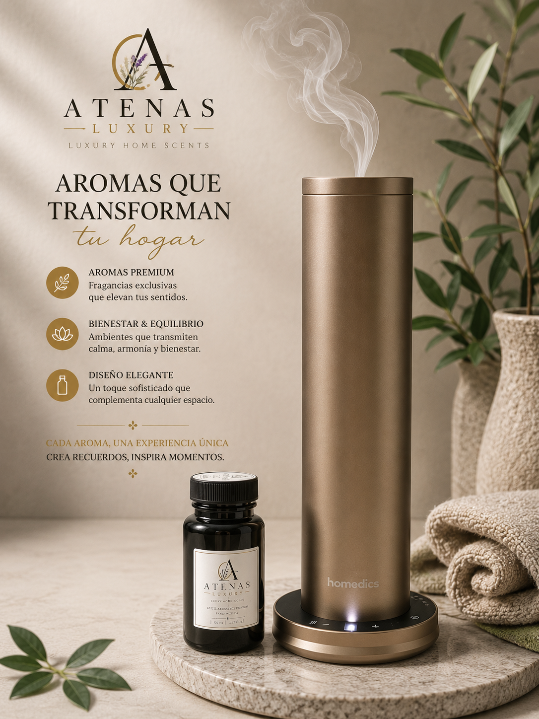 Atenas Grand Suite — Waterless Cold-Air Diffuser (4.05 oz)