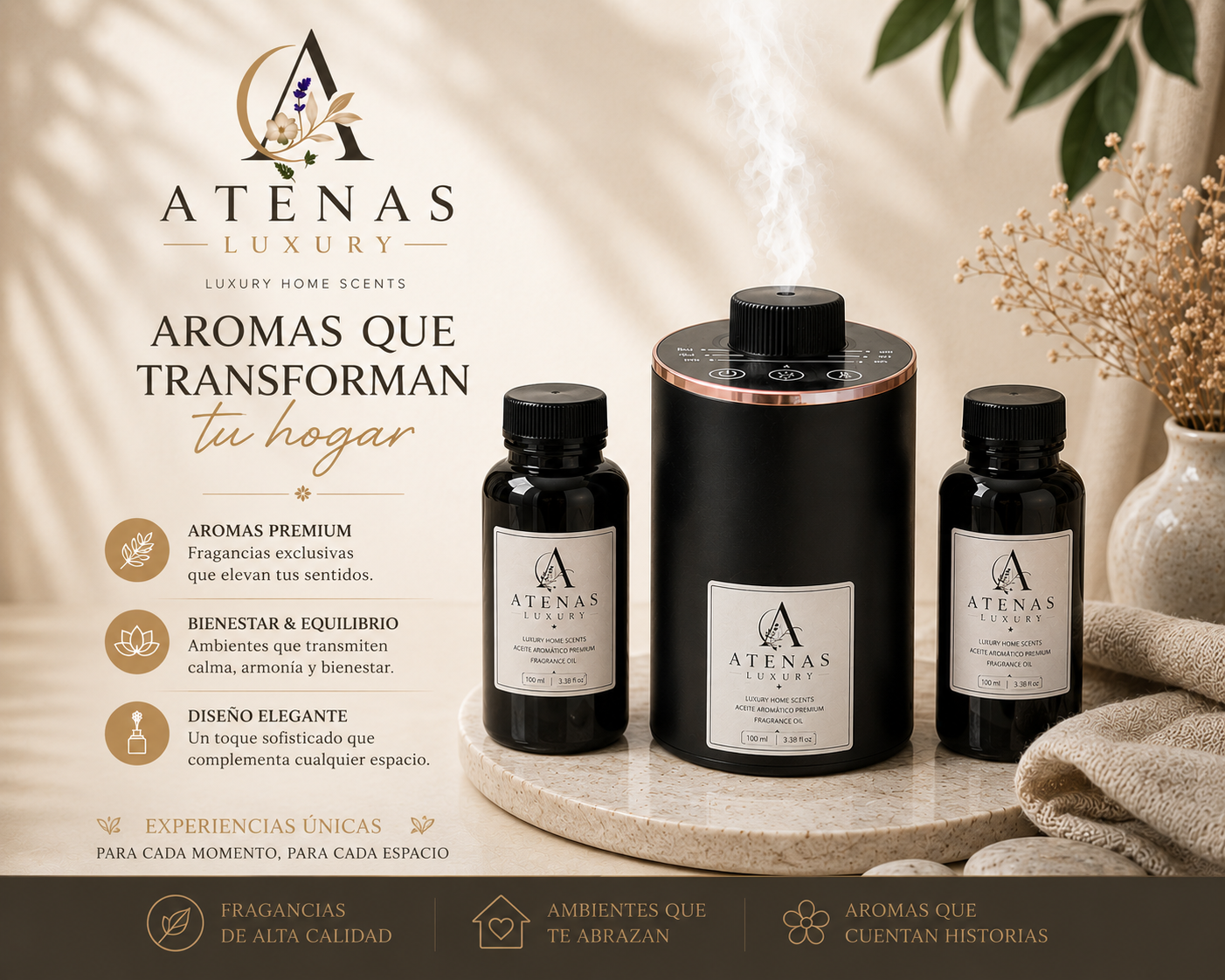 Diffuser + 2 Fragrance Oils Kit